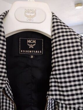 Designer MCM original auntetic  light jacket  size small excellent
